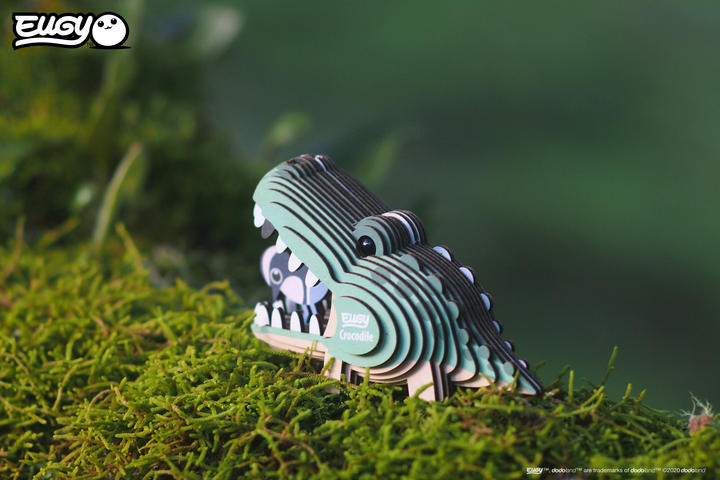 Model 3D do składania Eugy Zoo Krokodyl (9421035150279) - obraz 8
