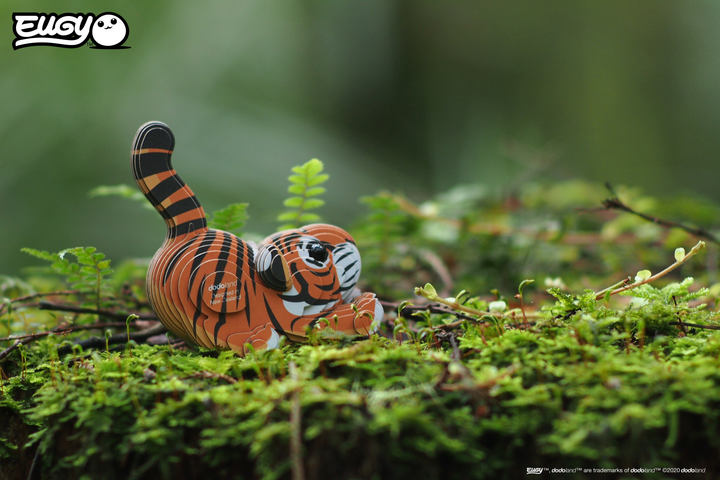 Model 3D do składania Eugy Zoo Tygrys (9421035150118) - obraz 10