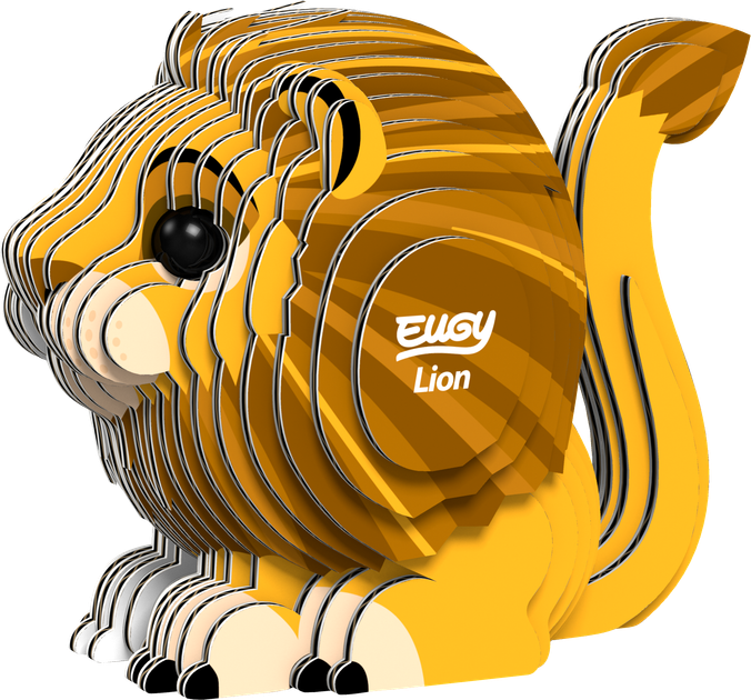 Model 3D do składania Eugy Zoo Lew (9421035150637) - obraz 1