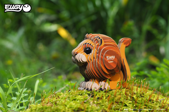 Model 3D do składania Eugy Zoo Lew (9421035150637) - obraz 7