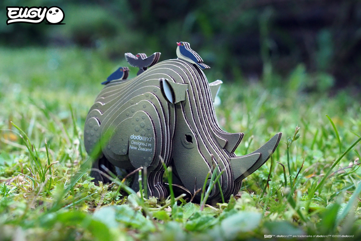 Model 3D do składania Eugy Zoo Nosorożec (9421035150750) - obraz 5