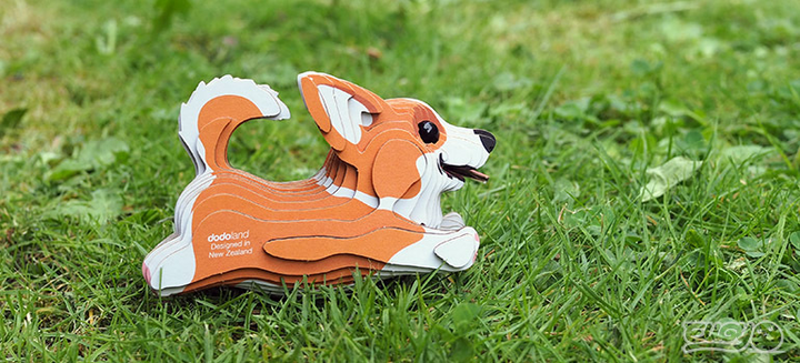 Model 3D do składania Eugy Zoo Welsh Corgi (9421035150828) - obraz 10