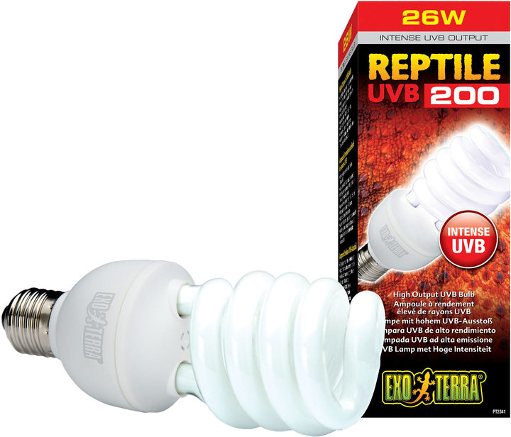Lampa Hagen Reptile UVB 200/26 W E27 (015561223416) - obraz 1