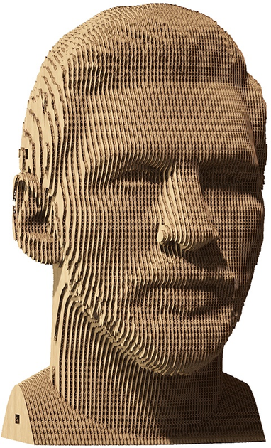 Puzzle 3D - konstruktor Cartonic 3D Puzzle Lionel Lionel Messi Kartonowy (4820191132733) - obraz 5