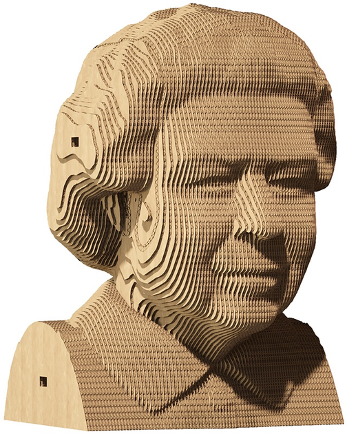 3D пазл-конструктор Cartonic 3D Puzzle Queen Королева Єлизавета-2 Картонний (4820191132771) - зображення 6