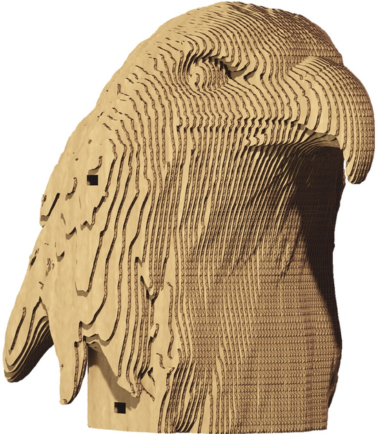 Puzzle 3D - konstruktor Cartonic 3D Puzzle Eagle Orzeł Kartonowy (4820191133129) - obraz 2