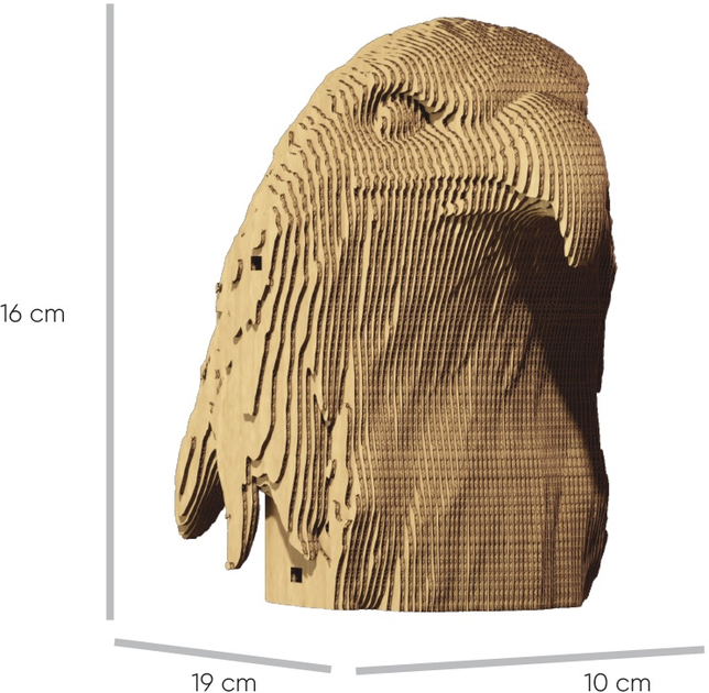 Puzzle 3D - konstruktor Cartonic 3D Puzzle Eagle Orzeł Kartonowy (4820191133129) - obraz 5