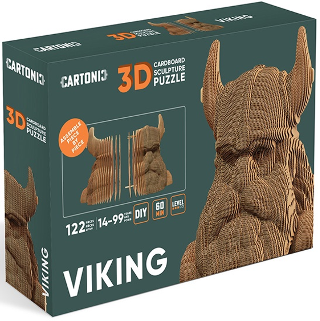 3D пазл-конструктор Cartonic 3D Puzzle Viking Картонний (4820191133730) - зображення 6