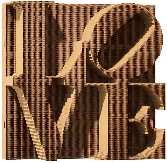 3D пазл-конструктор Cartonic 3D Puzzle Love Картонний (4820191133143) - зображення 4