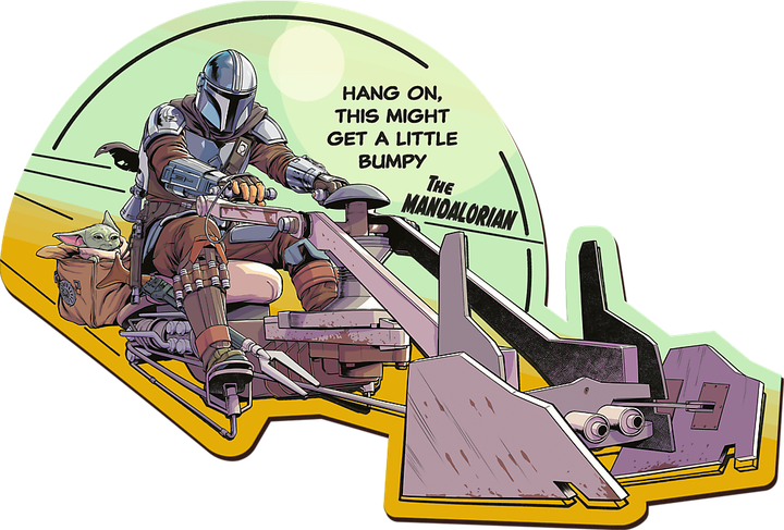 Пазл Trefl Wooden Star Wars The Mandalorian Мандалорець - возз'єднайтеся 160 елементів (5900511201871) - зображення 2