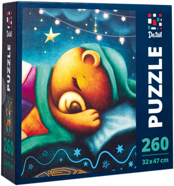 Puzzle De.tail Śpiący niedźwiedź 260 elementów (5903858960944) - obraz 1