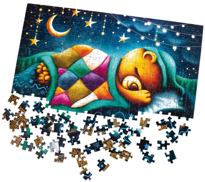 Puzzle De.tail Śpiący niedźwiedź 260 elementów (5903858960944) - obraz 3