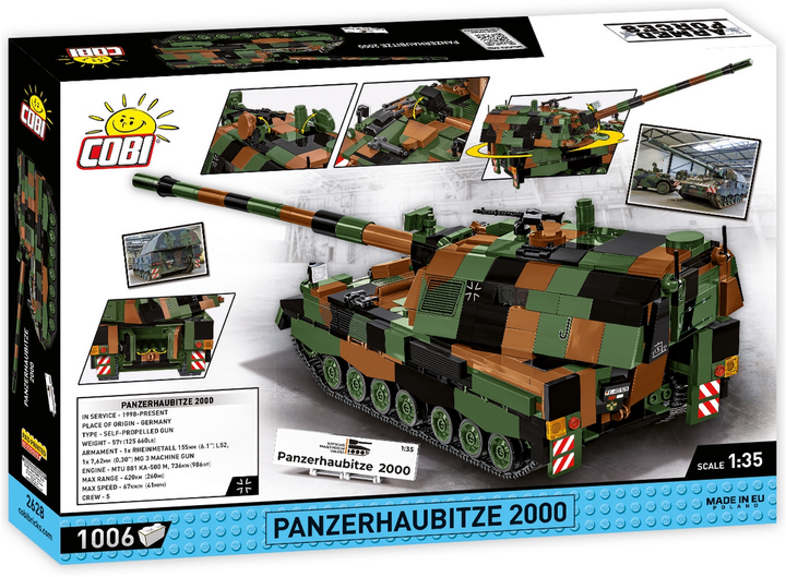 Конструктор Cobi Armed Forces САУ PzH 2000 1006 деталей (5902251026288) - зображення 11
