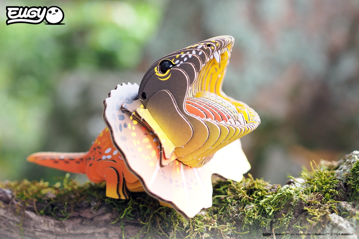 Model 3D do składania Eugy Zoo Jaszczurka pelikana (9421036940299) - obraz 10