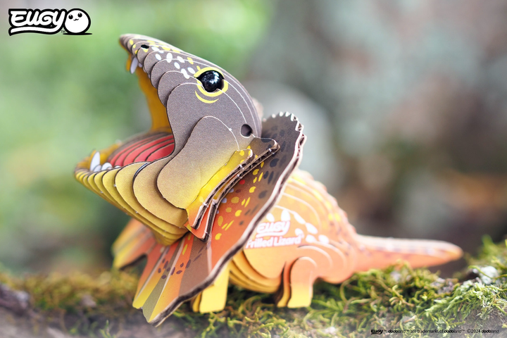 Model 3D do składania Eugy Zoo Jaszczurka pelikana (9421036940299) - obraz 11