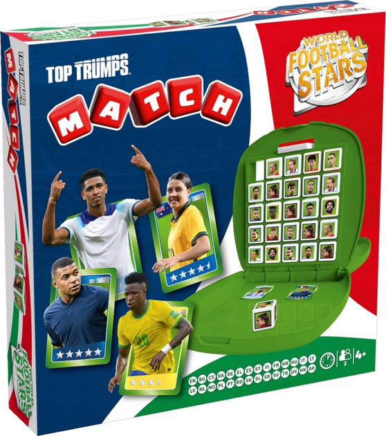 Настільна гра Winning Moves World Football Stars Match Зірки футболу (5036905060462) - зображення 1