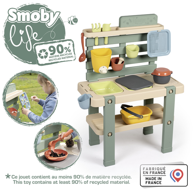 Kuchnia Smoby Toys Life Ogrodnictwo 72x36x99 cm (7600840208) (3032168402089) - obraz 2