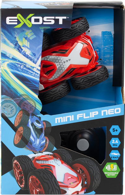 Samochód Silverlit Exost Mini Flip Neo 1:34 zdalnie sterowany 2,4 GHz Czerwony (4891813202905) - obraz 8
