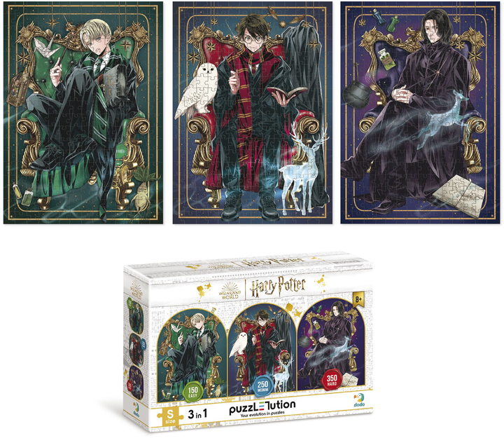 Puzzle 3 w 1 DoDo Harry Potter Dynastia czarodziejów (4823115910028) - obraz 2