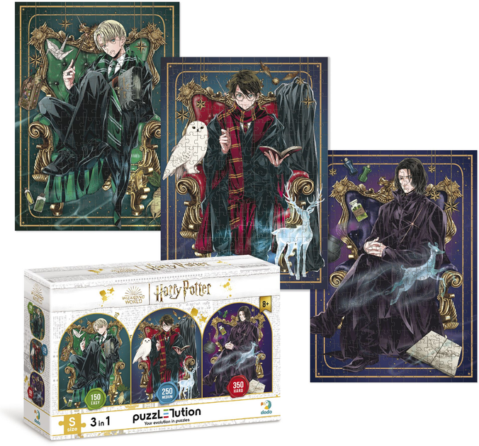 Puzzle 3 w 1 DoDo Harry Potter Dynastia czarodziejów (4823115910028) - obraz 3