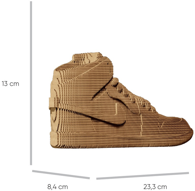 Puzzle 3D - konstruktor Cartonic 3D Puzzle Sneaker Kartonowy (4820191132788) - obraz 5