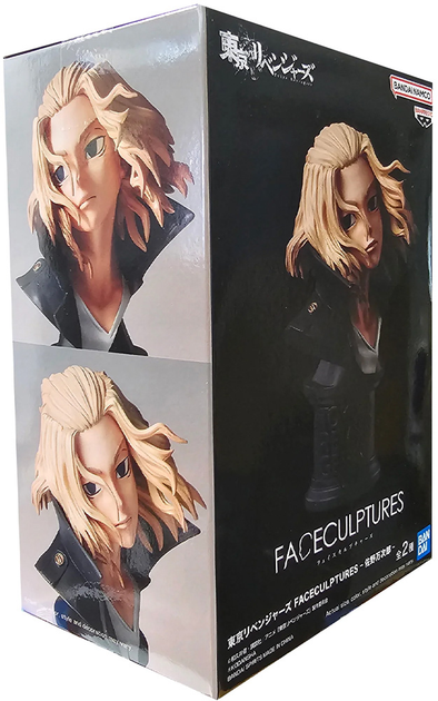 Figurka Banpresto Tokyo Revengers Manjiro Sano Ver. A Faceculptures Bust 18 cm (4983164196870) - obraz 4
