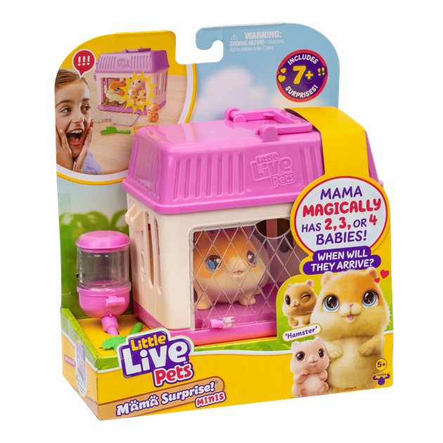 Zestaw do zabawy Moose Little Live Pets Mama-niespodzianka Chomik (630996266267) - obraz 4