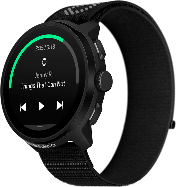 Смарт-годинник Suunto Run All Black W/Textile Strap (6417084212603) - зображення 3