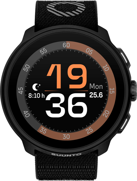 Смарт-годинник Suunto Run All Black W/Textile Strap (6417084212603) - зображення 8