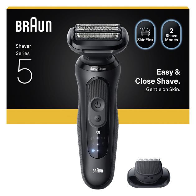 Golarka elektryczna Braun Series 5 52-N1200S czarna (8700216645522) - obraz 1