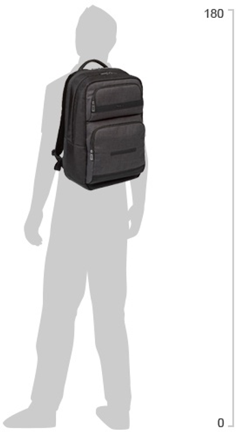 Рюкзак для ноутбука Targus CitySmart 15.6" Black/Grey (5051794021936) - зображення 6