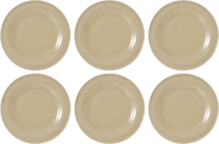 Zestaw talerzy do sałatek Seltmann Weiden Beat Color Glaze 23 cm 6 szt (ZES4052212090122) - obraz 1