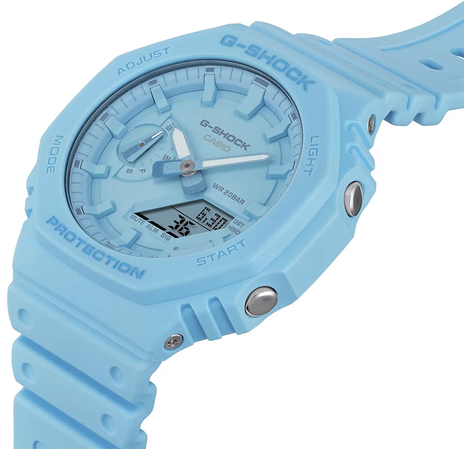 Zegarek Casio G-SHOCK Classic GA-2100 -2A2ER Blue - obraz 4