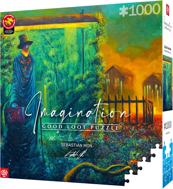 Puzzle Good Loot Imagination Sebastian Moń Stationary Traveller II 1000 elementów (5908305250012) - obraz 3