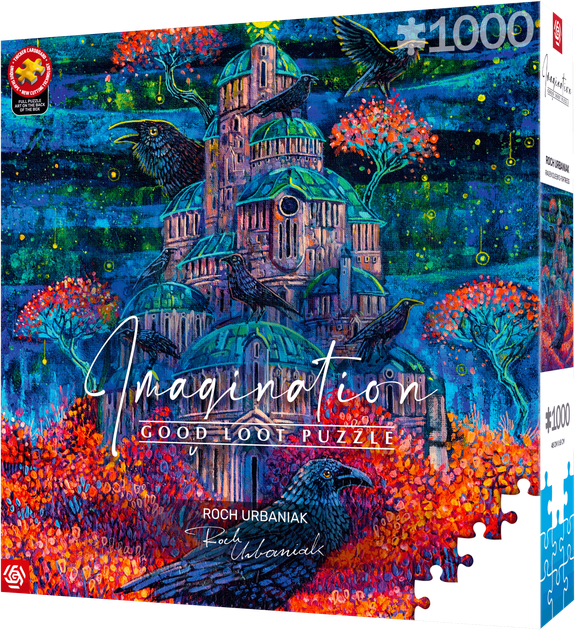 Puzzle Good Loot Imagination Roch Urbaniak Twierdza Pani Kruków 1000 elementów (5908305249764) - obraz 3