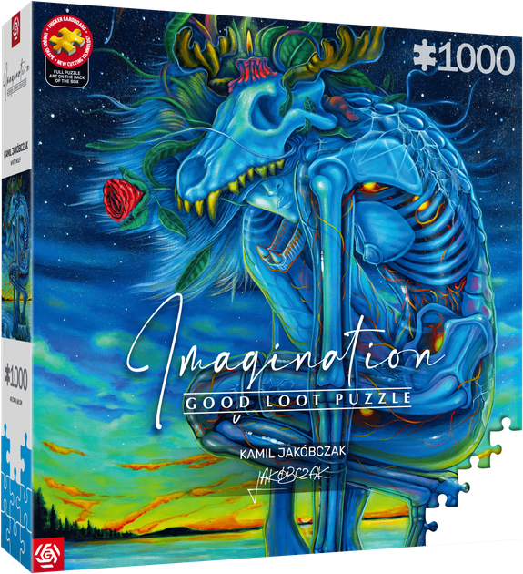 Пазли Good Loot Imagination Каміл Якубчак Білий Вовк 1000 елементів (5908305247906) - зображення 1