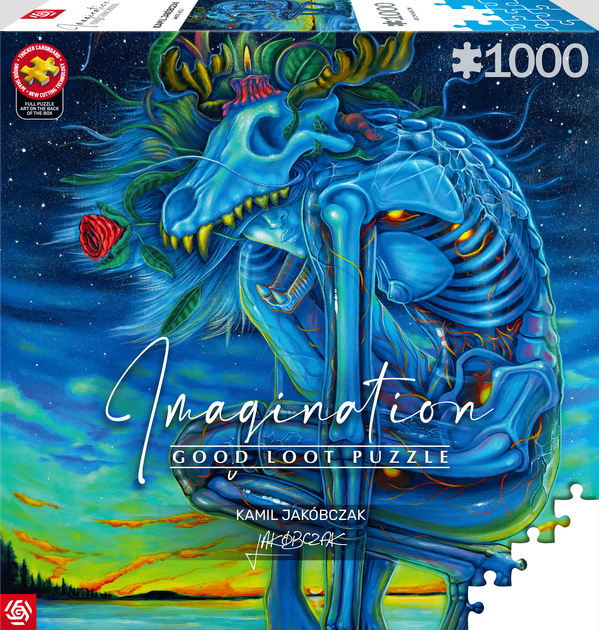 Пазли Good Loot Imagination Каміл Якубчак Білий Вовк 1000 елементів (5908305247906) - зображення 2