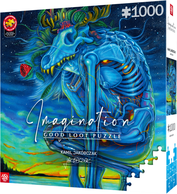 Пазли Good Loot Imagination Каміл Якубчак Білий Вовк 1000 елементів (5908305247906) - зображення 3