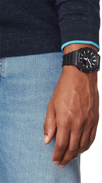 Zegarek męski Casio G-SHOCK Classic GA-2100 -1AER Black - obraz 11