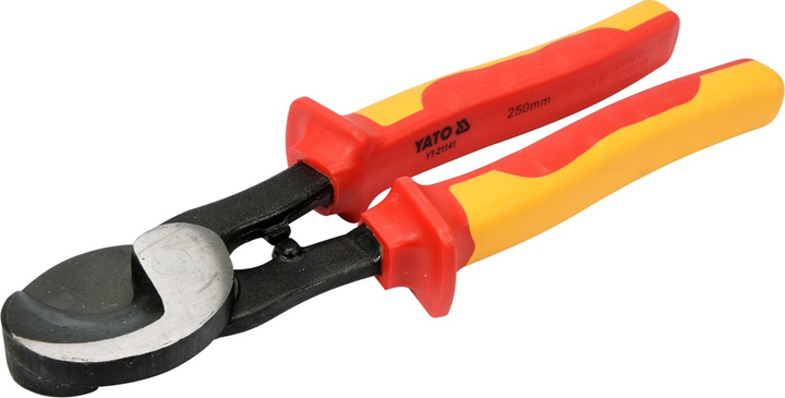 Izolowane szczypce do cięcia przewodów YATO 250 mm VDE (YT-21141) - obraz 2