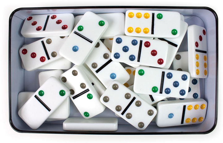 Gra planszowa Tactic Domino (53913) (6416739539133) - obraz 2