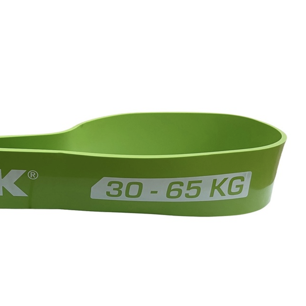 Резинка для фитнеса York 30-65кг - 2080x65x4,5 мм, салатовый - изображение 4