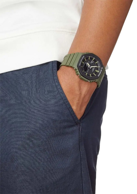 Чоловічий годинник Casio G-SHOCK GA-2110SU-3AER Green/Black - зображення 4
