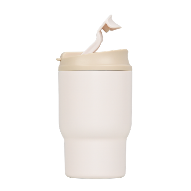 Термочашка для кофе нержавеющая сталь с крышкой 63mugs 360 мл бежевый - изображение 7