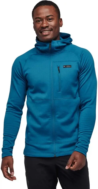 Флисовая кофта Black Diamond Men’s Factor Hoody XL Kingfisher - изображение 2