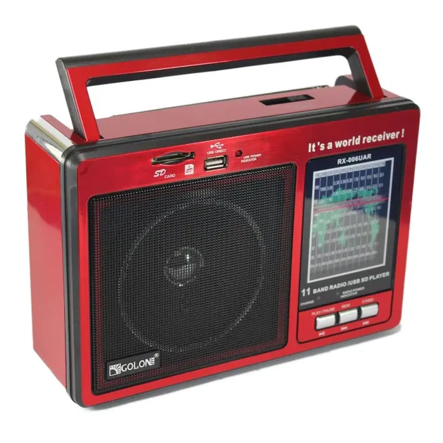 Радиоприёмник Golon RX-006 UAR FM радио с USB выходом аккумуляторный встроенный аккумулятор и поддержка SD - Фото 6 Радиоприёмник Golon RX-006 UAR FM радио с USB выходом аккумуляторный встроенный аккумулятор и поддержка SD - изображение 6