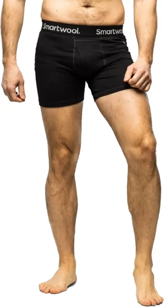 Трусы Smartwool Men’s Merino 150 Boxer Brief Boxed S Black - Фото 3 Трусы Smartwool Men’s Merino 150 Boxer Brief Boxed S Black - изображение 3