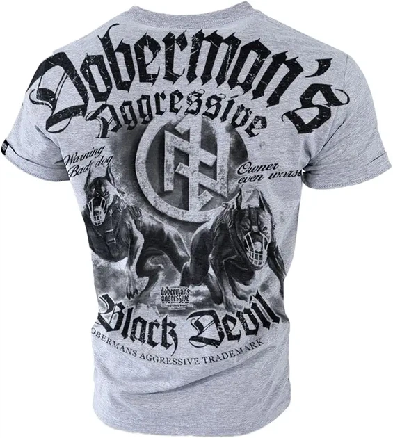 Футболка Dobermans Aggressive Black Devil 2 TS198EGY XXL - Фото 2 Футболка Dobermans Aggressive Black Devil 2 TS198EGY XXL - зображення 2