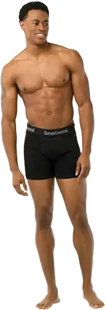 Трусы Smartwool Men’s Merino Boxer Brief Boxed M Black - Фото 2 Трусы Smartwool Men’s Merino Boxer Brief Boxed M Black - изображение 2