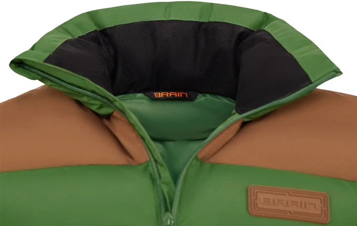 Жилет Brain Puffed Vest XXL Green - Фото 4 Жилет Brain Puffed Vest XXL Green - изображение 4
